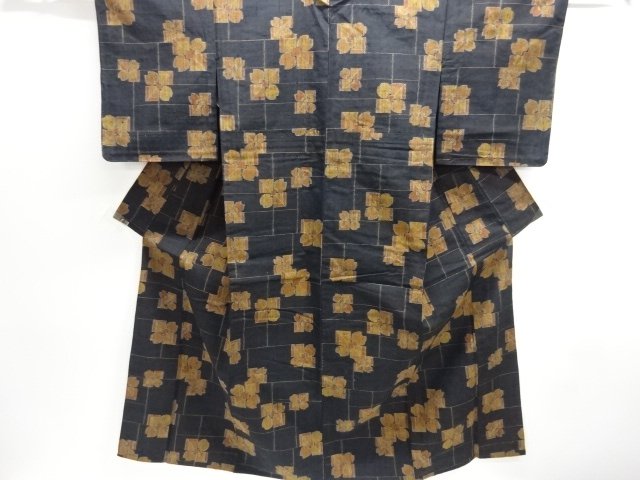 Japanese Kimono / Tsumugi Omeshi Silk